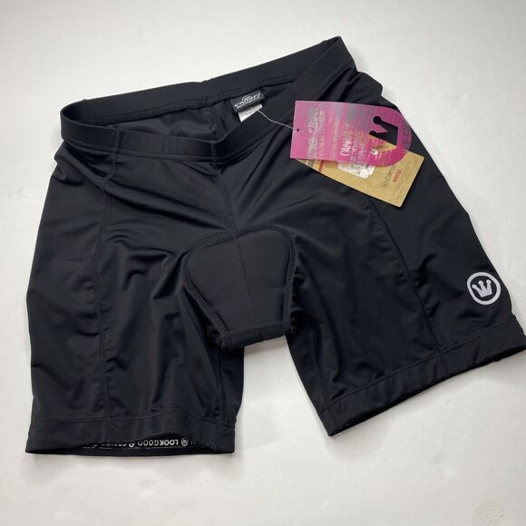 Canari Cycling Shorts Padded Woman’s Size Small S Black Compression Bike NWT - Picture 1 of 10